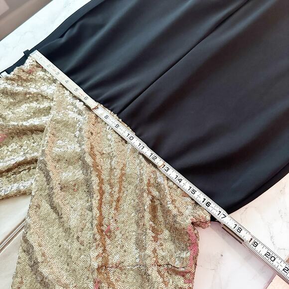 Lauren Ralph Lauren Gold Sequin Jumpsuit - Size 14 - NWT - Picture 13 of 16